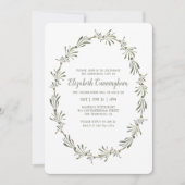 Invitation Croix de la Fête de la Vie de l'aquarelle (Devant)