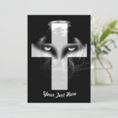 Invitation Croix de la Panthère noire (Debout devant)