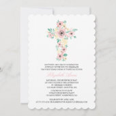 Invitation Croix de la première sainte communion (Devant)