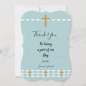 Invitation Croix de lumière Jésus Christ merci (Devant)