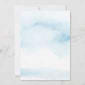 Invitation Croix d'or bleu Dusty Première communion sainte (Dos)