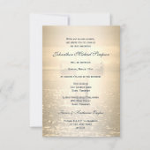 Invitation Croix d'or du Baptême (Devant)