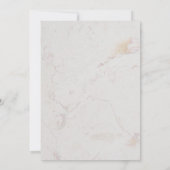 Invitation Croix dorée de confirmation fille Burgundy Peony M (Dos)