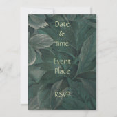 Invitation Croix du Trefoil vert (Dos)