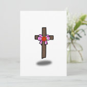 invitation croix flottante (Debout devant)