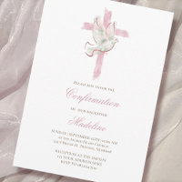croix rose Saint-Esprit Confirmation