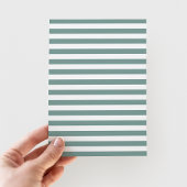 Invitation Croix Verte Moderne Baptême Religieux Garçon