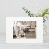 INVITATION CROQUET, AMUSANT, FÊTE D'INVITATION (Debout devant)