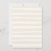 Invitation Croquis de Côte Cadre Ondulé Remise des Diplômes (Dos)