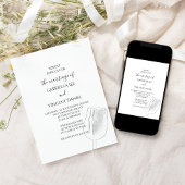 Invitation Croquis de Tulip Mariage de printemps