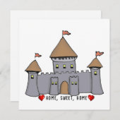 Invitation Croquis du château de Fairytale (Devant / Derrière)