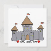 Invitation Croquis du château de Fairytale (Devant)