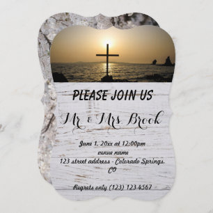 Invitation Cross Faith Hope Love Believe Destiny's Destiny