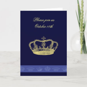 Invitation Crown Designs - Bleu