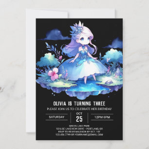 Invitation Crown Fun Princess Anniversaire