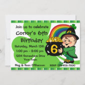 Invitation Croyez En L'Invitation De Leprechauns (Devant)