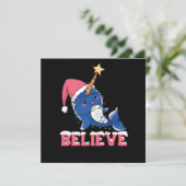 Invitation Croyez Narwhal Noël Fée Lumières (Debout devant)