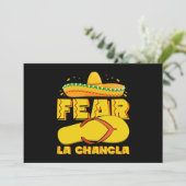 Invitation Crpeur La Chancla Funny Mexicain Cinco De Mayo (Debout devant)