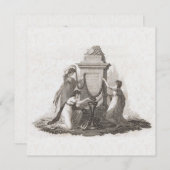 Invitation Cru de boule de cotillon de débutante de trois (Devant / Derrière)