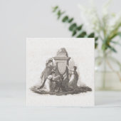 Invitation Cru de boule de cotillon de débutante de trois (Debout devant)