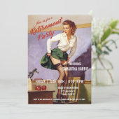 Invitation Cru drôle de professeur d'invitations de partie de (Debout devant)