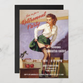 Invitation Cru drôle de professeur d'invitations de partie de (Devant / Derrière)