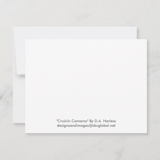 Invitation - Cruis'in Camaros (Dos)