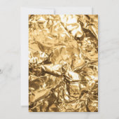 Invitation Crushed Golden Folds (Dos)