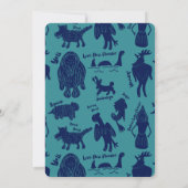 Invitation Cryptides de dessin animé Cryptozoologie Monstres  (Dos)