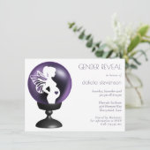 Invitation Crystal Ball Fairy | Révélation de genre pourpre f (Debout devant)
