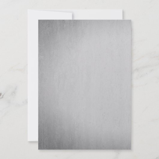 Invitation Crystal Light String White Branch Grey Mariage (Dos)