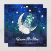 Invitation *~* CRYSTAL MOON GALAXY Website AR14 RSVP Mariage (Devant / Derrière)