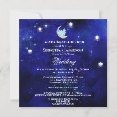Invitation *~* CRYSTAL MOON STARS RSVP Website AR14 Mariage (Dos)