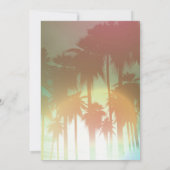 Invitation Cuba Havana Night Man Anniversaire (Dos)