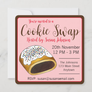 Invitation Cucidati Cuccidati Cookies de Noël italiens aux fi