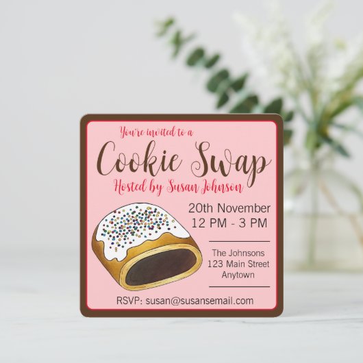 Invitation Cucidati Cuccidati Figues Italiennes Biscuits de N (Debout devant)