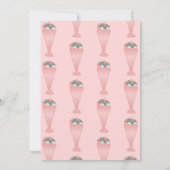 Invitation Cuillère de glace rétro confetti Sundae (Dos)