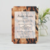 Invitation Cuir de vache marron occidental crème noir (Debout devant)