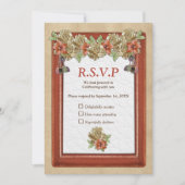 Invitation Cuir et daim Texture Art RSVP (Devant)