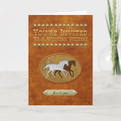 Invitation Cuir et dentelle (Devant)