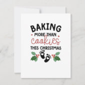 Invitation Cuire autre chose que des biscuits à Noël Grossess (Devant)