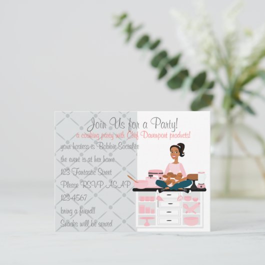 Invitation Cuisine (Debout devant)