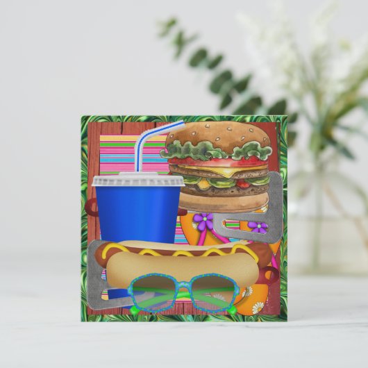 Invitation Cuisine - BBQ - Pas de version bière ! SRF (Debout devant)