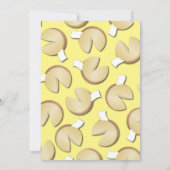 Invitation Cuisine Fortune Cookies 1er anniversaire pour les (Dos)