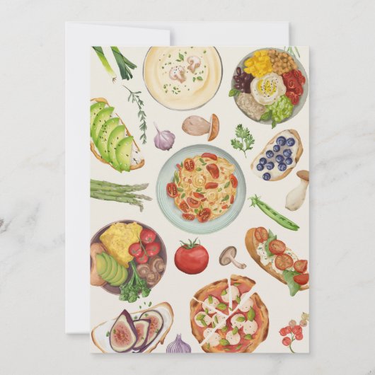 Invitation Cuisine gastronomique (Dos)