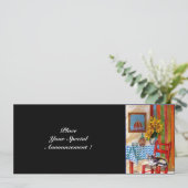 Invitation CUISINE ITALIENNE À FLORENCE, Red Blue (Debout devant)