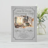 Invitation Cuisine italienne Stock de la cuisine (Debout devant)