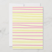 Invitation Cuisine Jaune Notre Petit Soleil 1ère fête d'anniv (Dos)