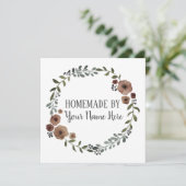 Invitation Cuisine maison Gâteau Vintage artisanat Fer (Debout devant)