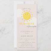 Invitation Cuisine Notre Petit Bleu Soleil N'Importe Quel Âge (Devant)